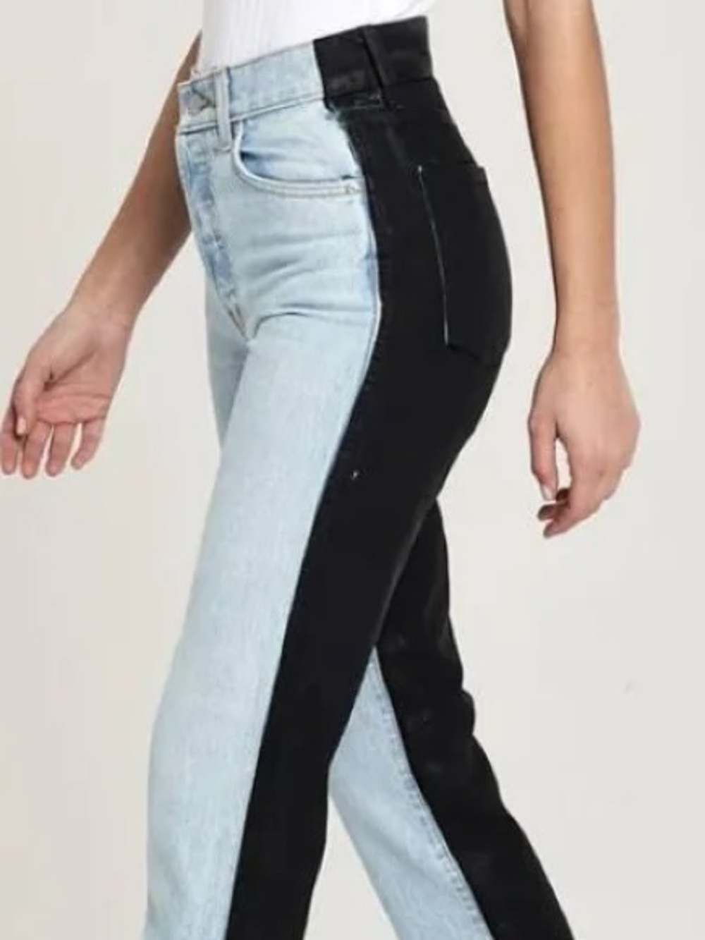 REVICE Black and Blue Denim Jeans Button Fly Sz 28